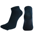 Pilates Dance Gym Yoga Socks Cotton Five-Finger Non-Slip Sports Socks Breathable Quick-Dry Elasticity Fitness Socks