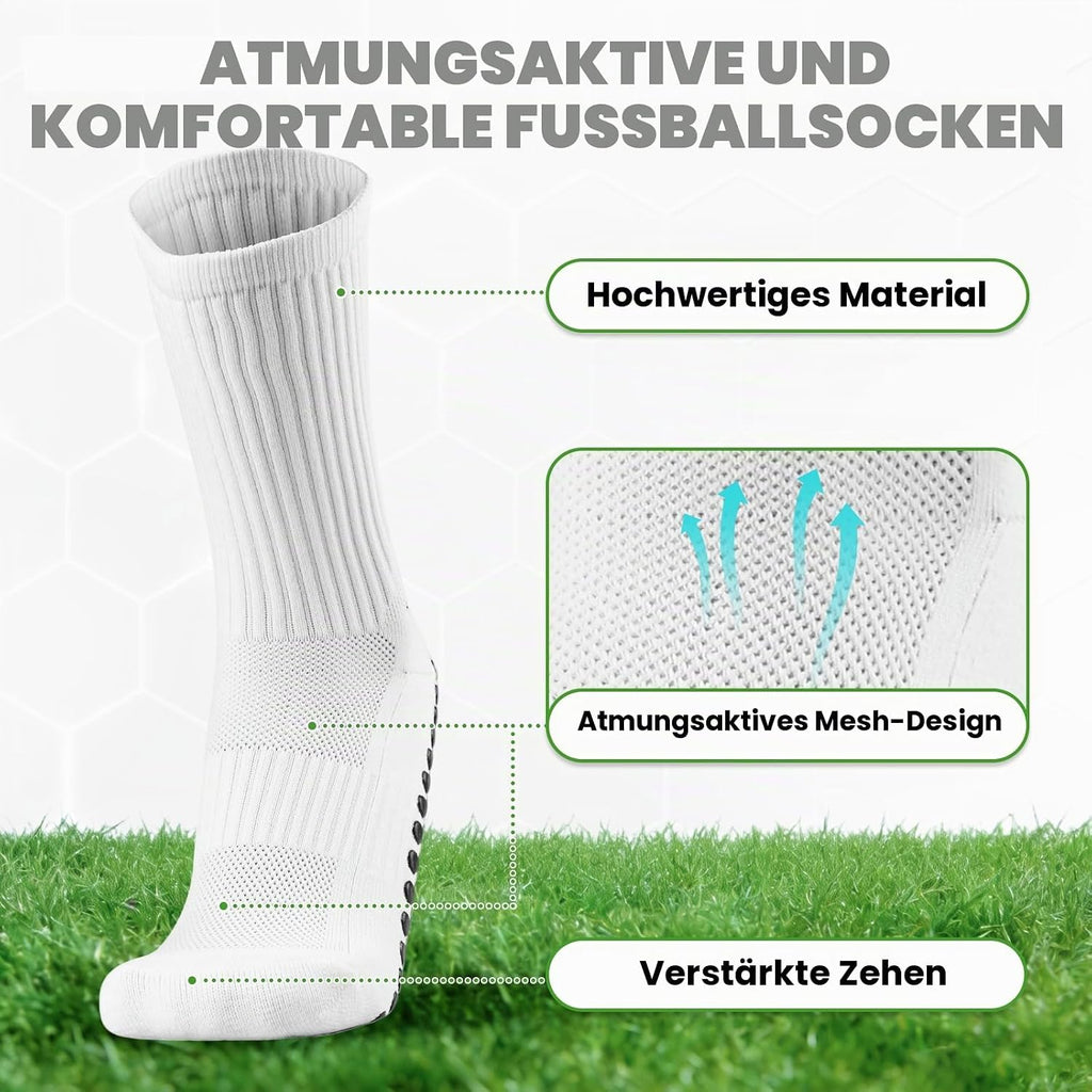 3 Paare Fußball Socken, 39-45 anti Rutsch Fußballsocken Grip Fußball Socken Atmungsaktiv Sportsocken, Football Socks Für Herren Damen Fussball Basketball Laufen