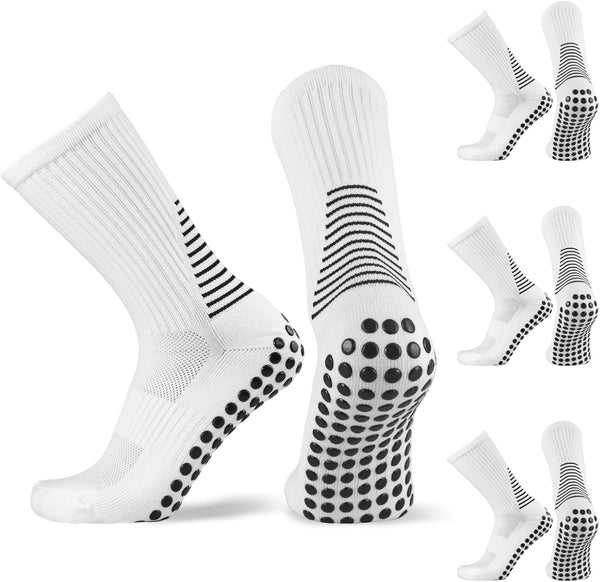 3 Paare Fußball Socken, 39-45 anti Rutsch Fußballsocken Grip Fußball Socken Atmungsaktiv Sportsocken, Football Socks Für Herren Damen Fussball Basketball Laufen