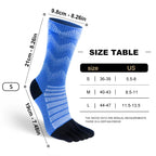 Merino Wool Thermal Socks for Men Moisture Wicking Thicken Warm Ski Hiking Cushioning Compression Sports Toe Socks