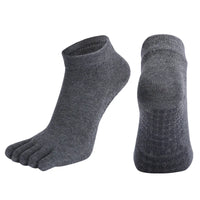 Pilates Dance Gym Yoga Socks Cotton Five-Finger Non-Slip Sports Socks Breathable Quick-Dry Elasticity Fitness Socks
