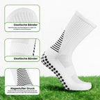 3 Paare Fußball Socken, 39-45 anti Rutsch Fußballsocken Grip Fußball Socken Atmungsaktiv Sportsocken, Football Socks Für Herren Damen Fussball Basketball Laufen